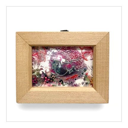シマカミリッカ　「馬」 ミニフレーム (オリジナルグッズ)