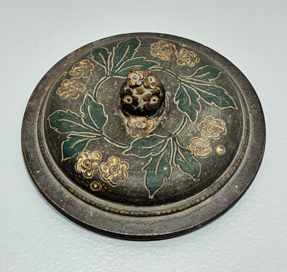 アーネスト・シャペル(Ernest Chaplet)《蓋物》1889年作 フランス アール・ヌーヴォー 陶芸 ジャポニズム アンティーク