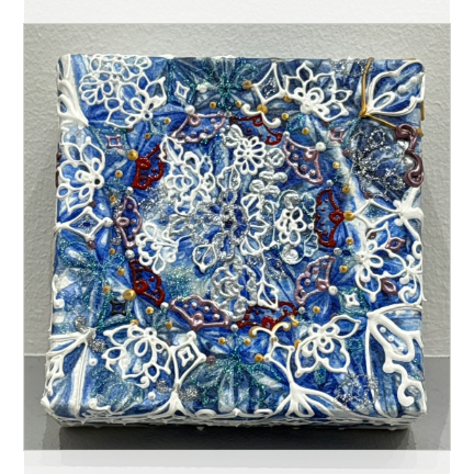 シマカミリッカ　「Underglaze Blue Cube」