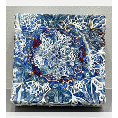 シマカミリッカ　「Underglaze Blue Cube」